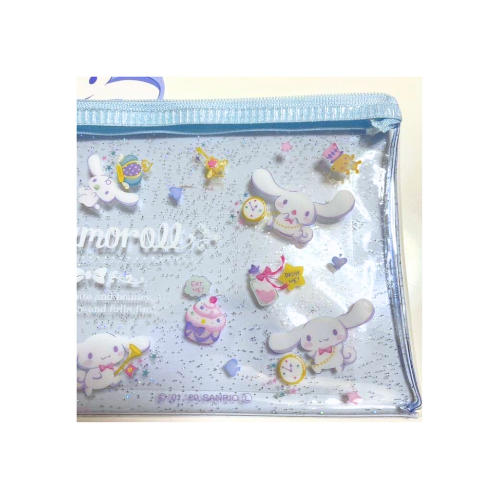 Sanrio - Cinnamoroll - Flat Glitter Pouch image 1