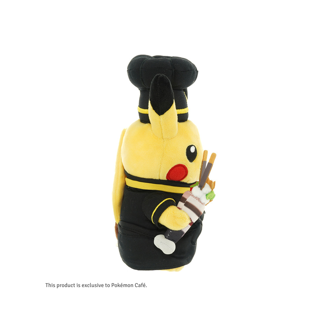 Pokémon Café - Pâtissier Pastry Cook Pikachu 8" Plush Toy image 2