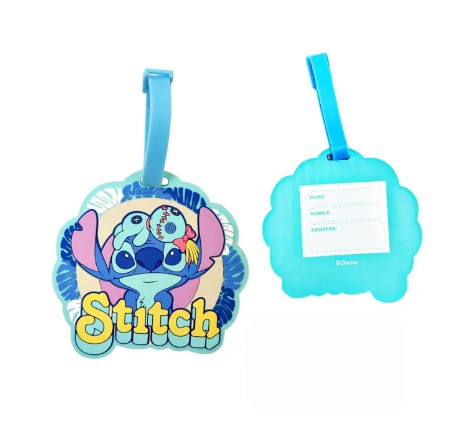 Disney- Stitch - Soft PVC Luggage Tag image 1