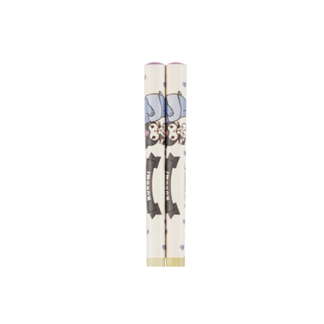 Sanrio – Kuromi - Japan SKATER Bamboo Chopsticks (21cm) image 3