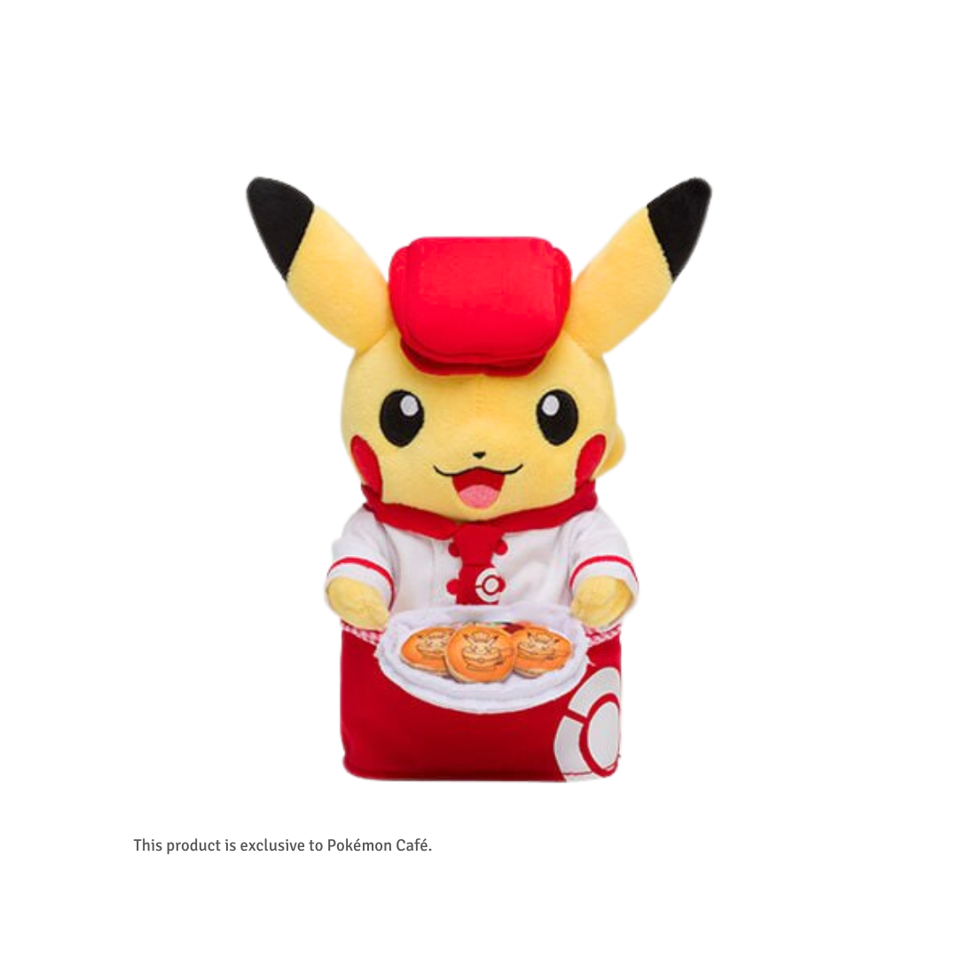Pokémon Café - Waitress Pikachu 8" Plush Toy image 0