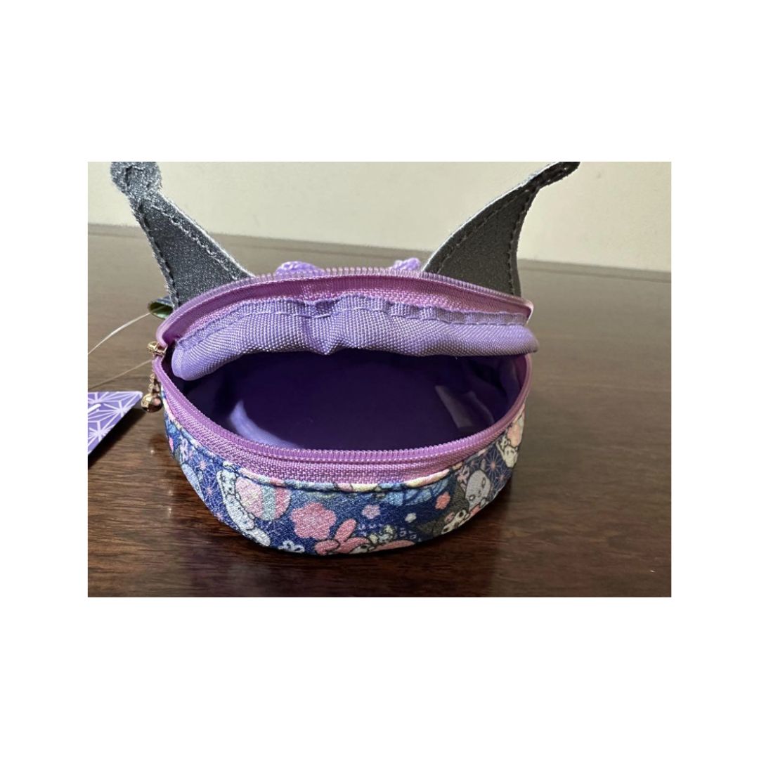 Sanrio - Kuromi  - Japanese Patterns Small Pouch image 1