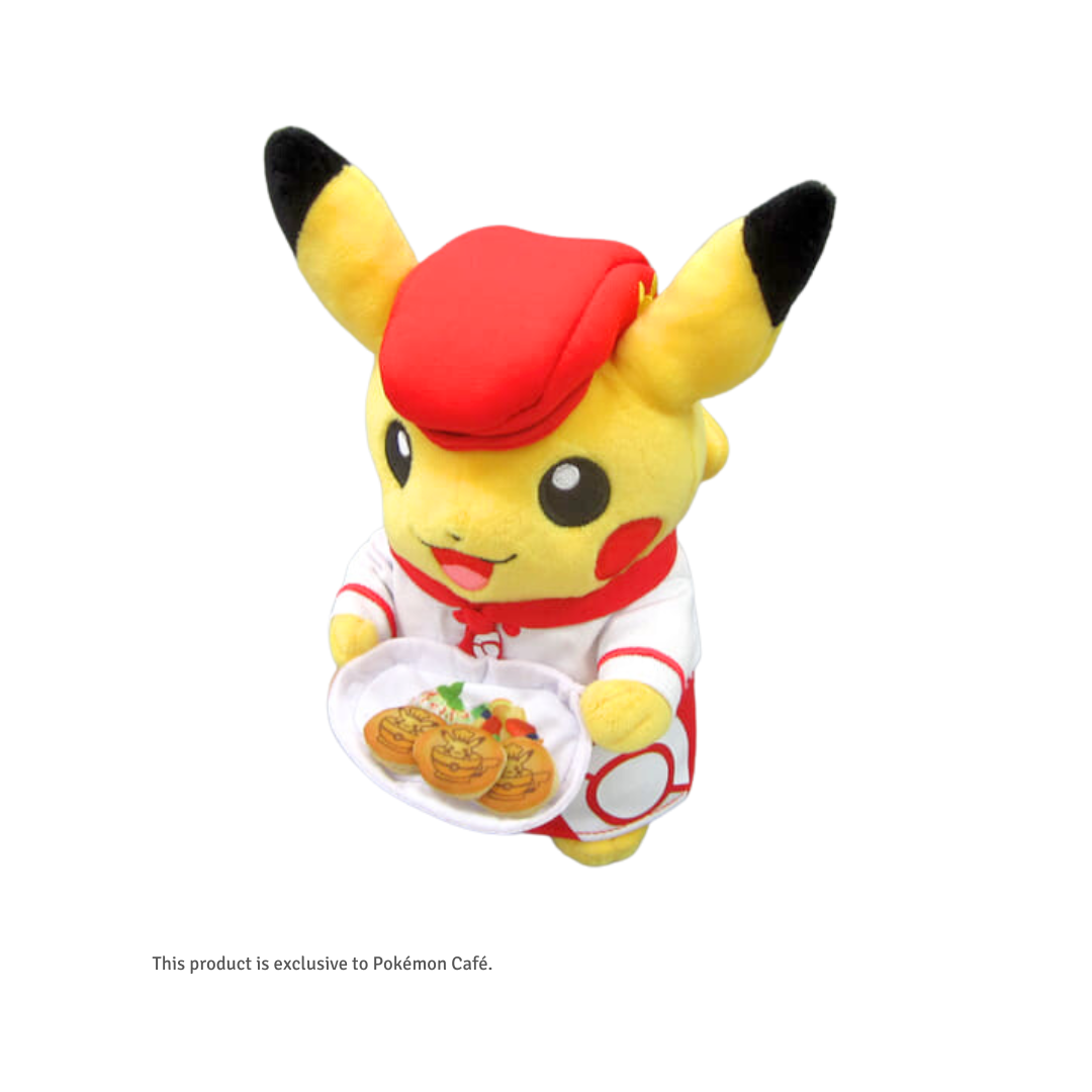 Pokémon Café - Waitress Pikachu 8" Plush Toy image 1
