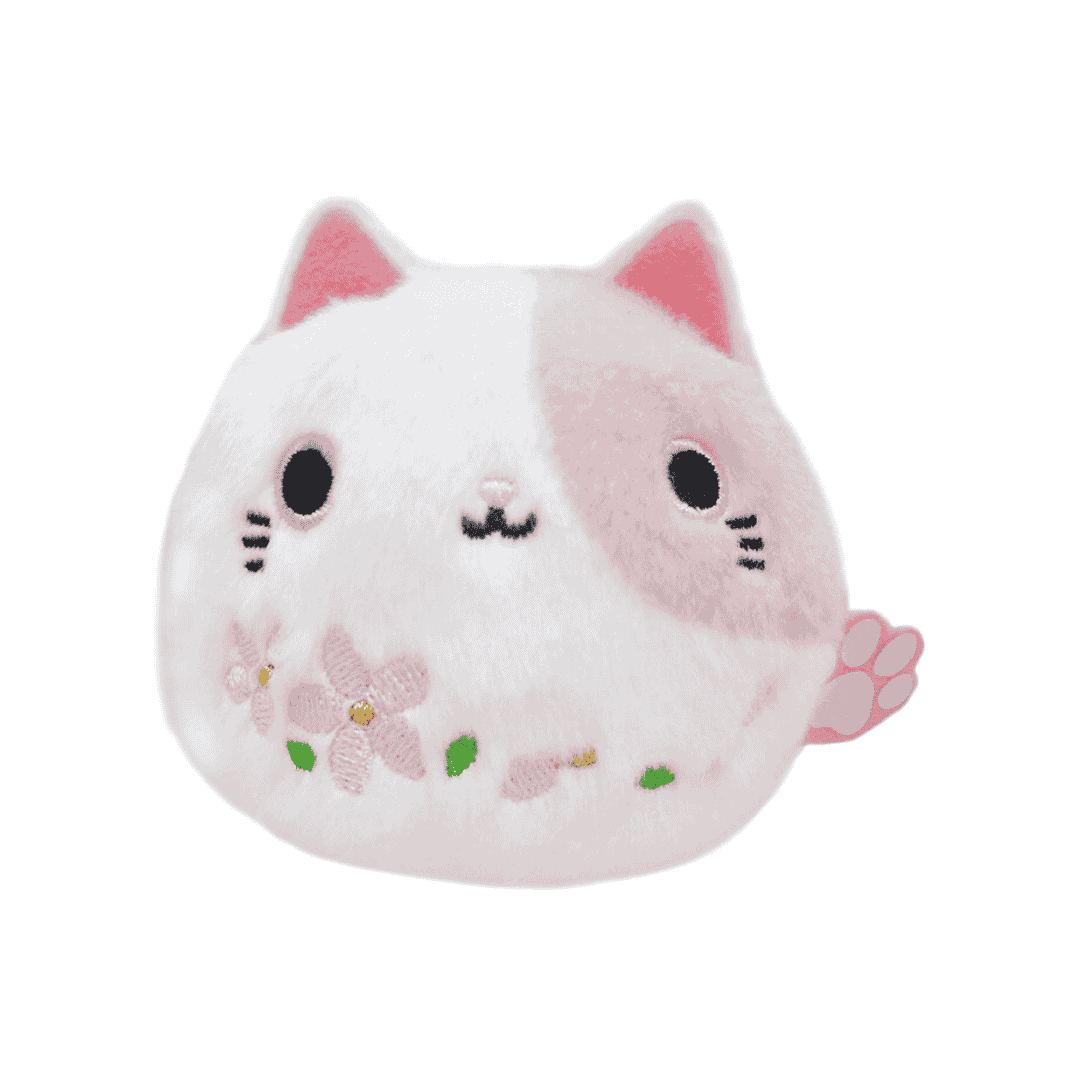 Mike Sakura Cat 3" Dumpling Beans Bag Plush Toy image 0