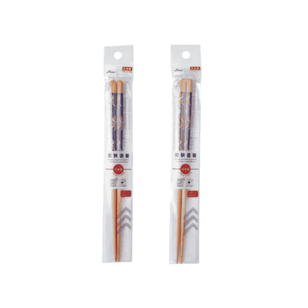 Shiba Pattern Wakasa Lacquer Chopsticks image 3