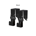 NEKO DECO KITCHEN - Cat Deco Kitchen Hook (Set of 2) - White/Black