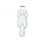NEKO DECO KITCHEN - Cat Deco Kitchen Magnetic Hook - White/Black