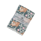 Kontex - Made in Japan - Haikara Cotton Handkerchief - Shiba Inu (Green)