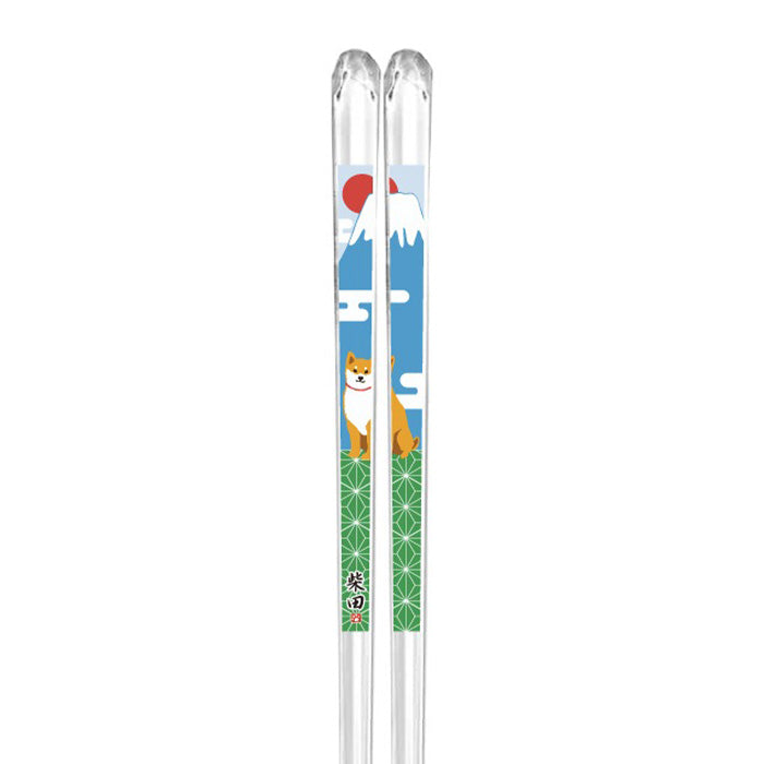 Shiba x Mt. Fuji｜23cm Acrylic Chopsticks