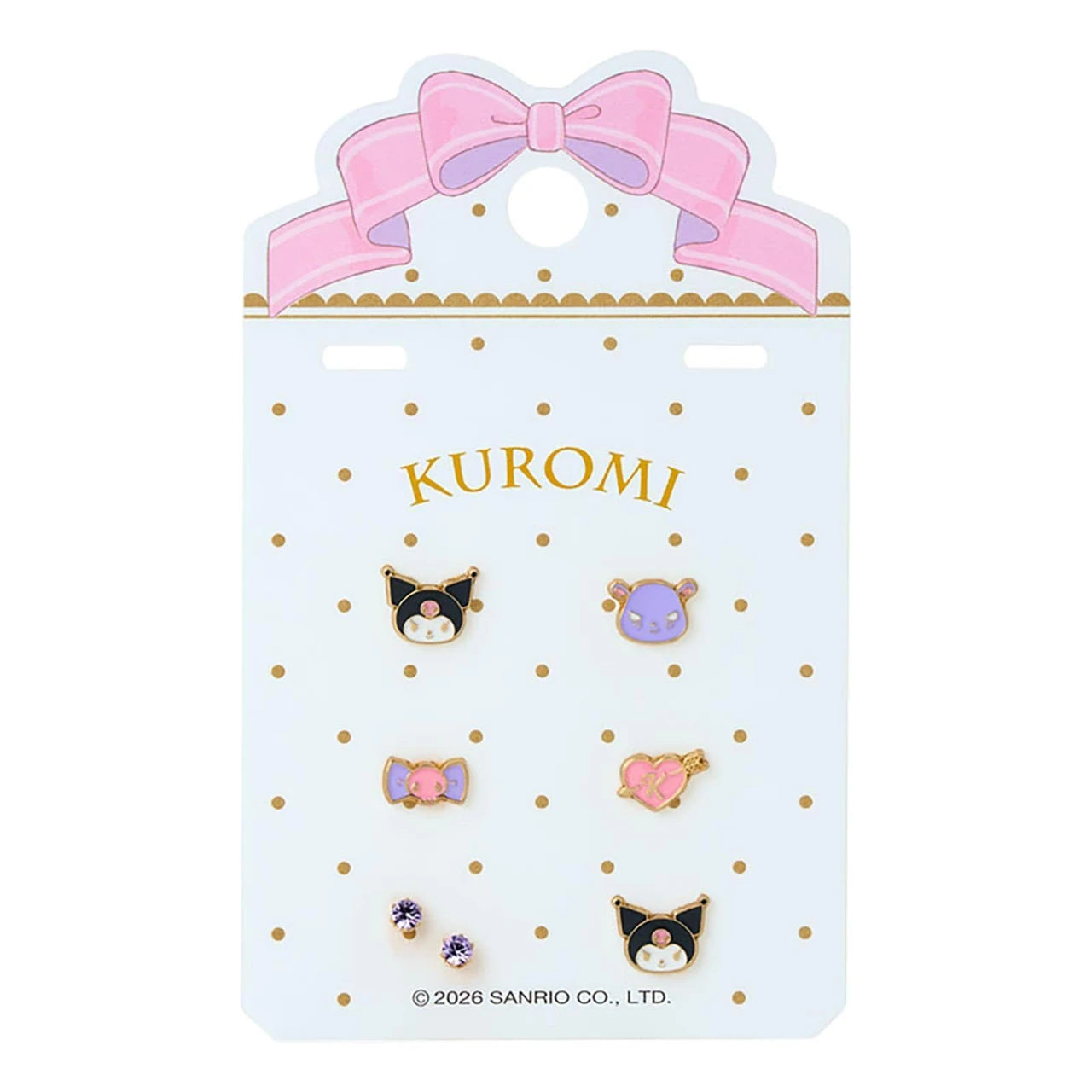 Sanrio - Kuromi｜7 Piece Earrings Set