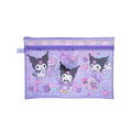Sanrio - Kuromi - F4 Double Zipper PVC Mesh Bag