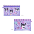 Sanrio - Kuromi - F4 Double Zipper PVC Mesh Bag