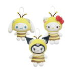 Sanrio - 5" Mascot Honeybee Pouch with Ball Chain (Cinnamoroll / Kuromi / Hello Kitty)