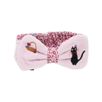 Studio Ghibli - Kiki's Delivery Service - Embroidery Bow Face Wash Headband (Pink - Jiji & Flower)