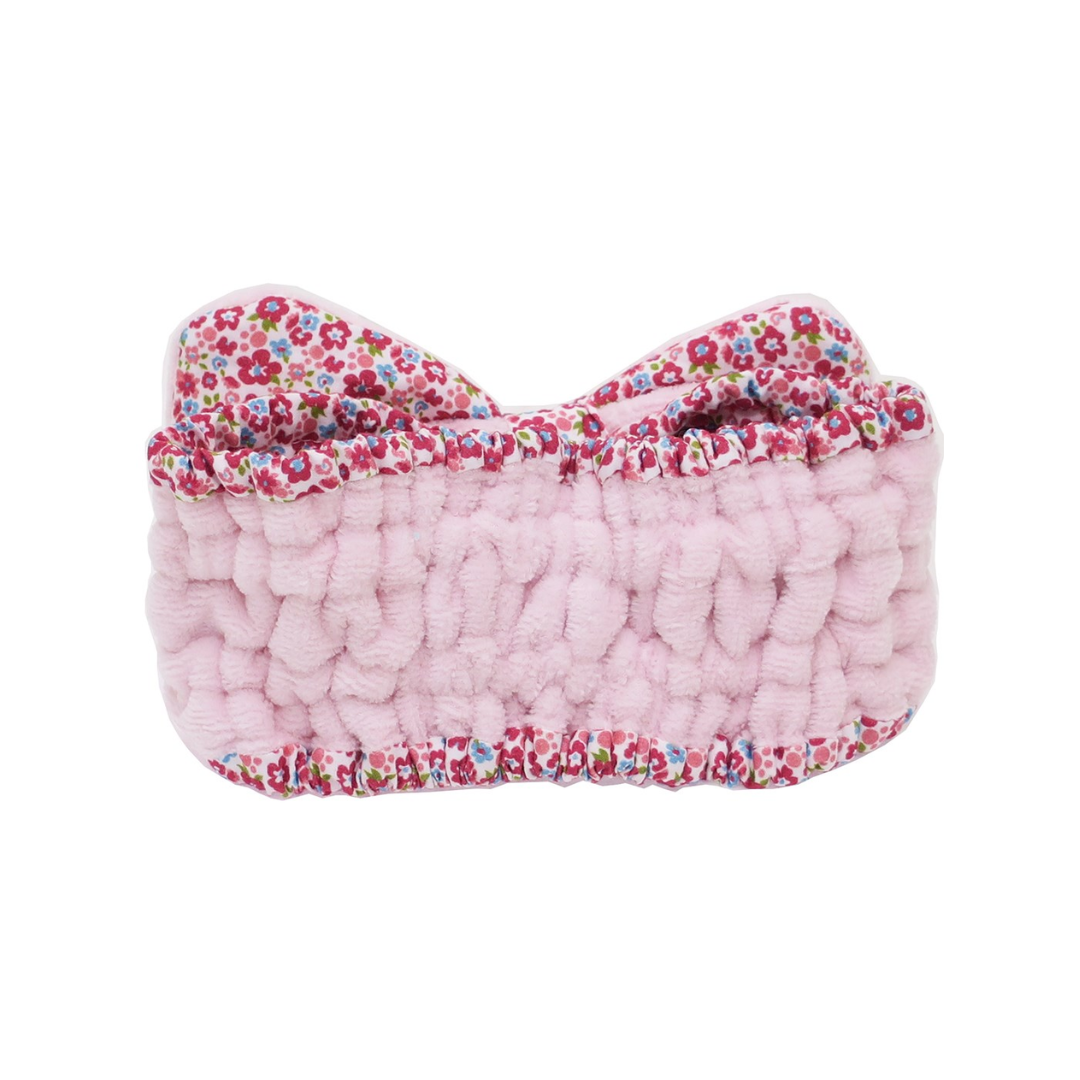 Studio Ghibli - Kiki's Delivery Service - Embroidery Bow Face Wash Headband (Pink - Jiji & Flower)