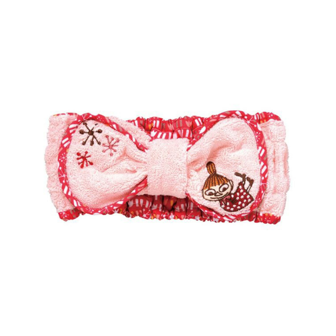 Moomin - Embroidery Bow Face Wash Headband (Pink)