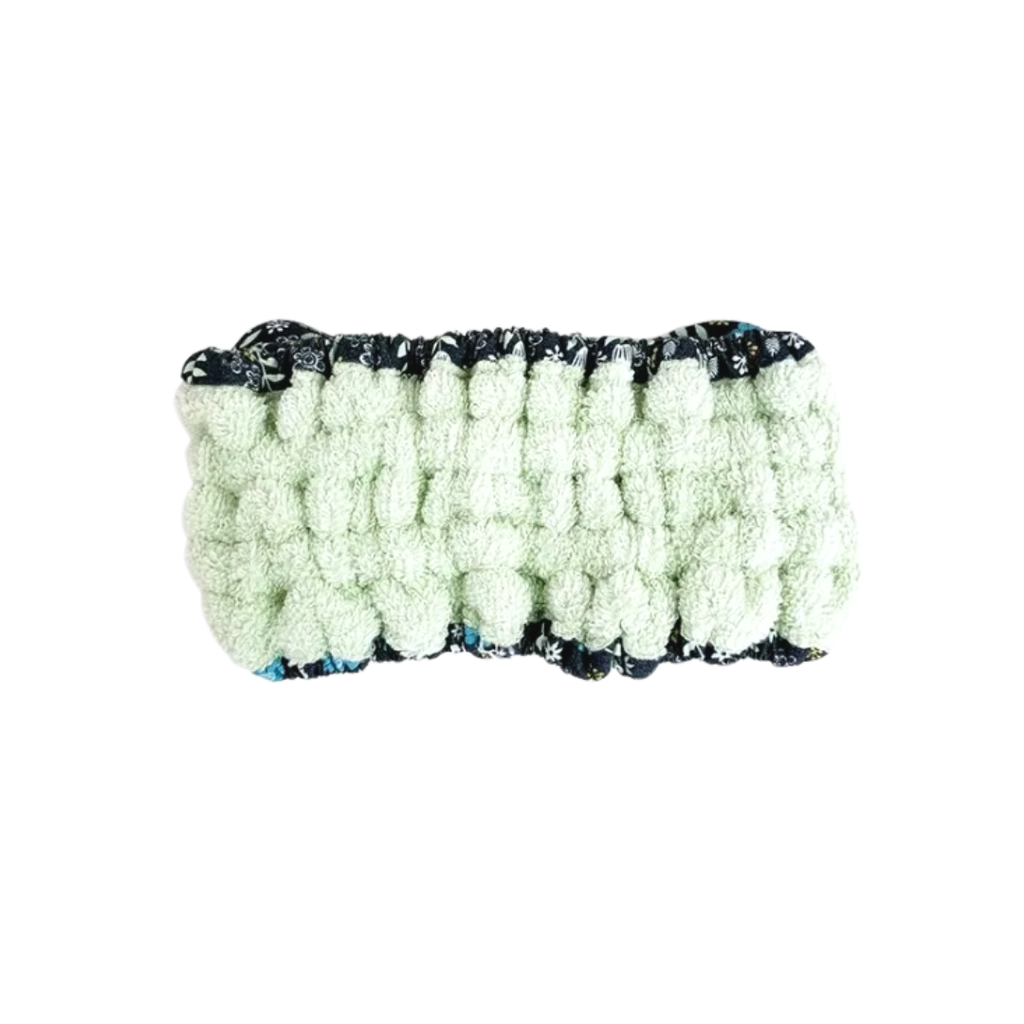 Moomin - Embroidery Bow Face Wash Headband (Green)
