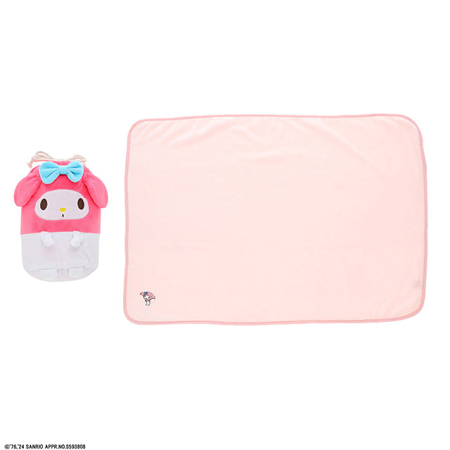 Sanrio - My Melody｜Fleece Blanket Throw with Bag