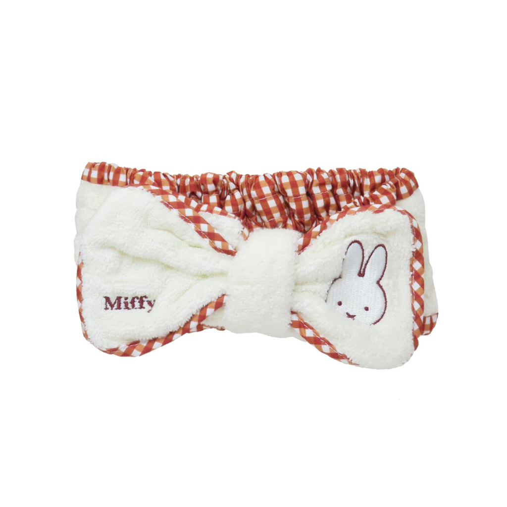 Miffy - Embroidery Bow Face Wash Headband (Pink)