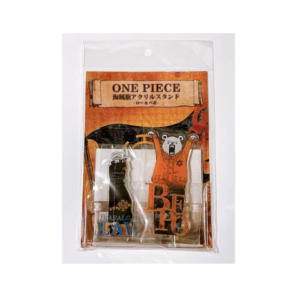 ONE PIECE - Pirate Flag Acrylic Stand Law & Bepo image 3
