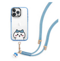 Chiikawa - Mobile Phone Shoulder Strap in Blue - Hachiware image 0