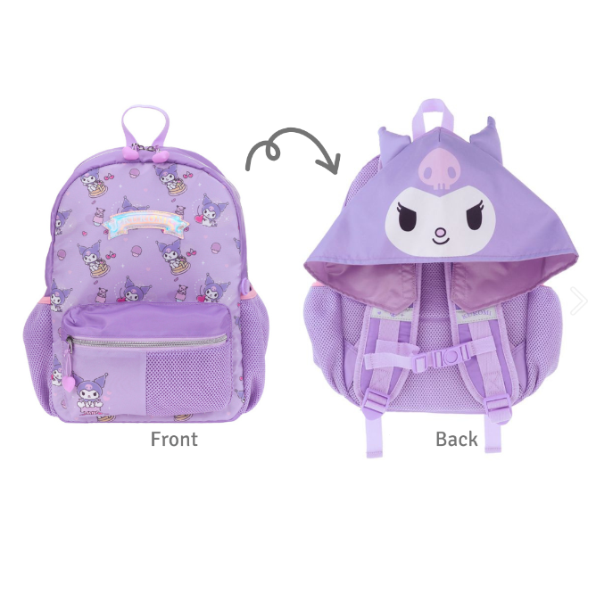 Sanrio - Kuromi - Junior Backpack with Detachable Cap image 0