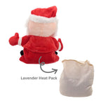 Santa Microwavable Christmas Plush Lavender Heat Pack image 2