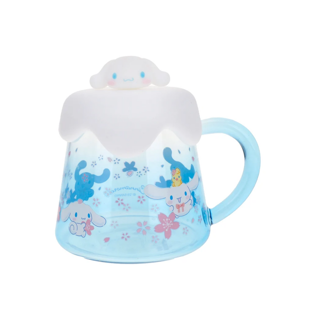 Sanrio - Cinnamoroll - Mt. Fuji Glass Mug with Snowy Lid (360ml) image 0