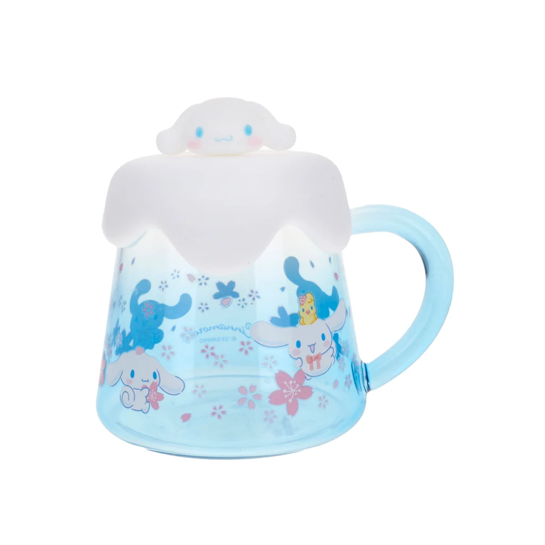Sanrio - Cinnamoroll - Mt. Fuji Glass Mug with Snowy Lid (360ml) image 0