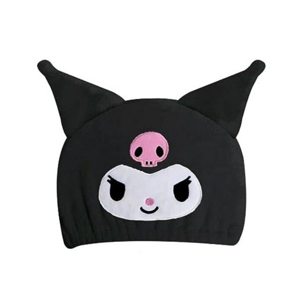 Sanrio - Kuromi - Quick Dry Towel Hair Cap image 0