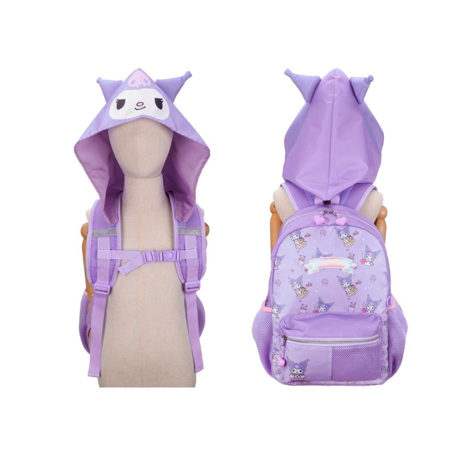 Sanrio - Kuromi - Junior Backpack with Detachable Cap image 1