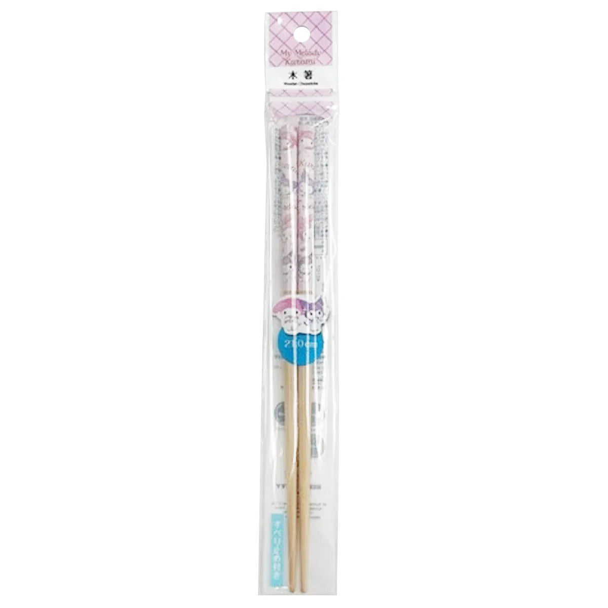 Sanrio – My Melody x Kuromi - Wooden Chopsticks (21cm) image 1