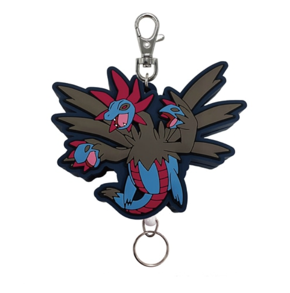 Pokémon - Hydreigon - Rubber Reel Key Holder image 0