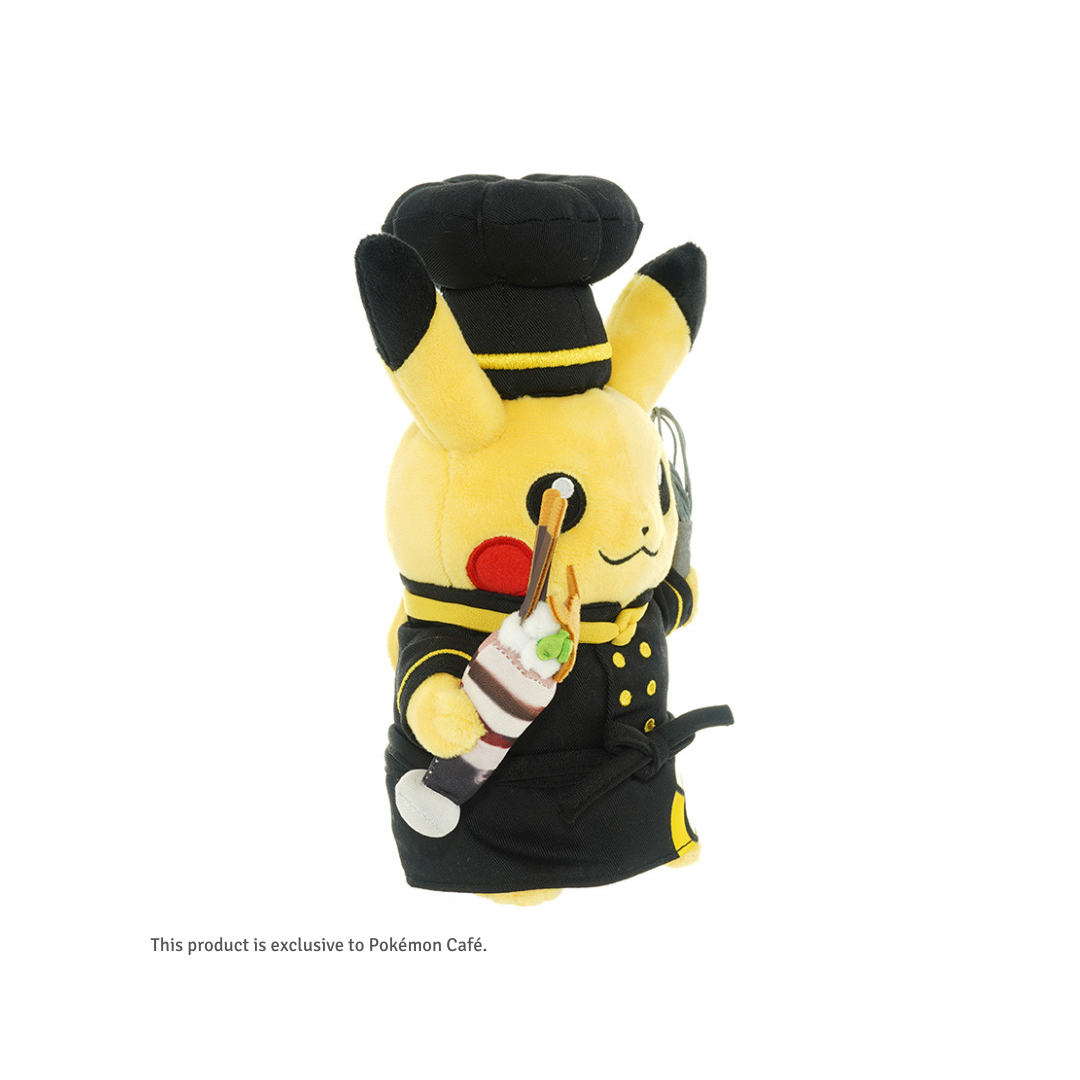 Pokémon Café - Pâtissier Pastry Cook Pikachu 8" Plush Toy image 1