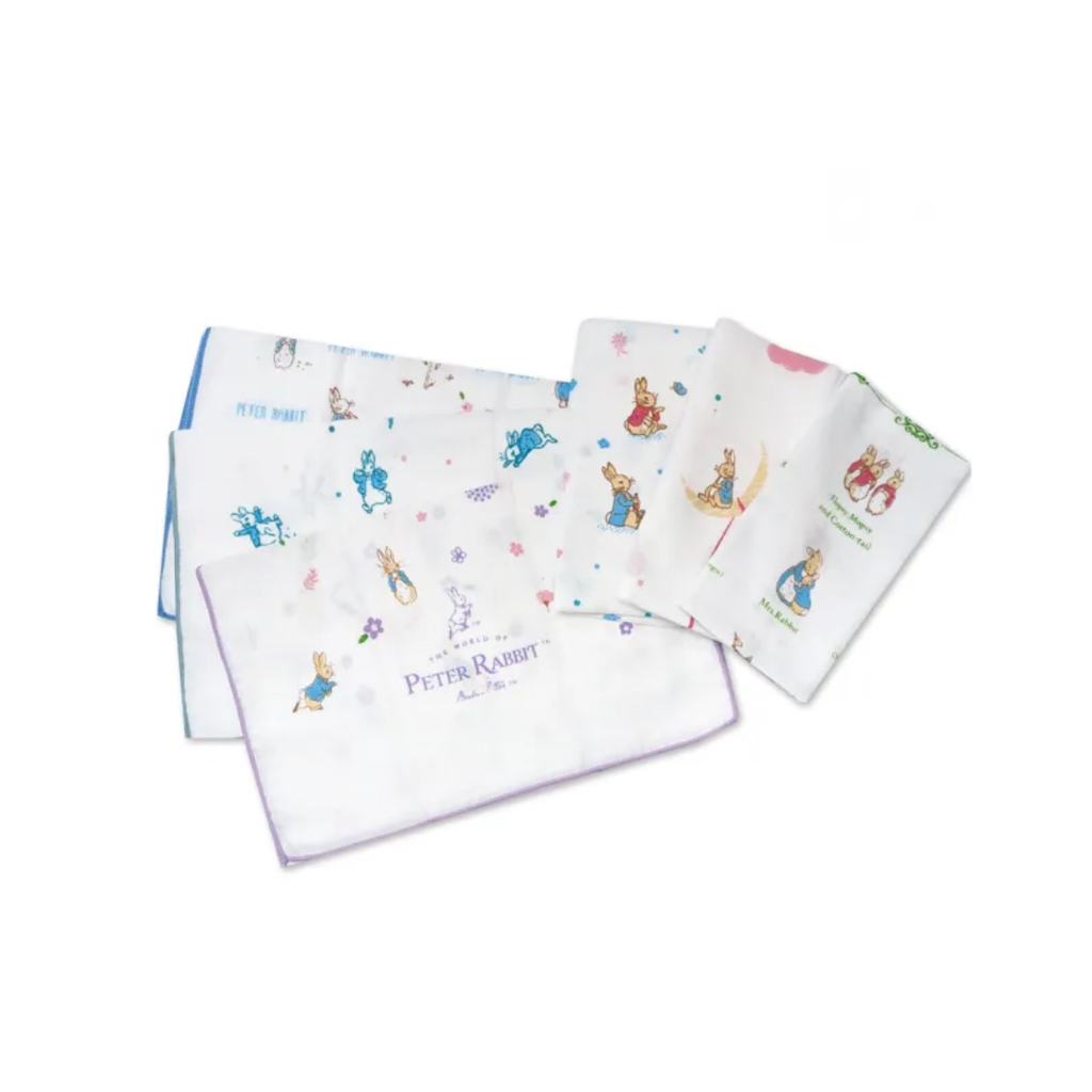 Peter Rabbit - Made in Taiwan - Muslin Cotton Cloth (Set of 3 - Random Shipping of Designs)