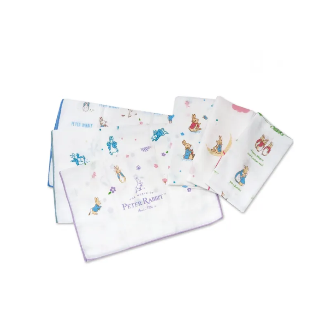 Peter Rabbit - Made in Taiwan - Muslin Cotton Cloth (Set of 3 - Random Shipping of Designs)