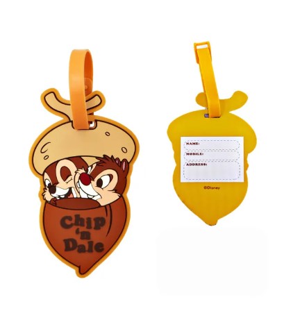 Disney- Chip & Dale - Soft PVC Luggage Tag image 1