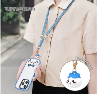 Chiikawa - Mobile Phone Shoulder Strap in Blue - Hachiware image 3