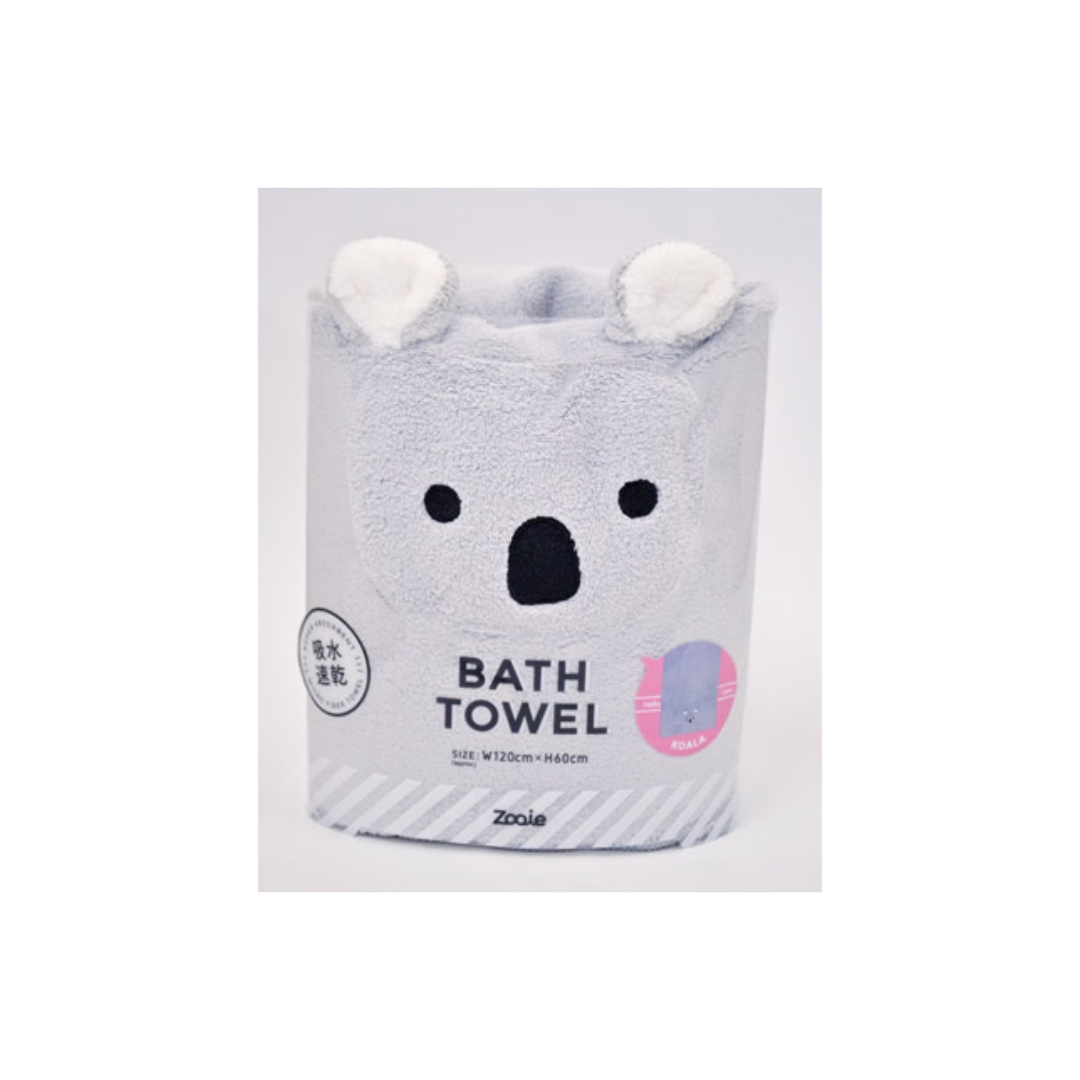 Cacari Zooie - Microfiber Animal Bath Towel - Koala / Rabbit image 7