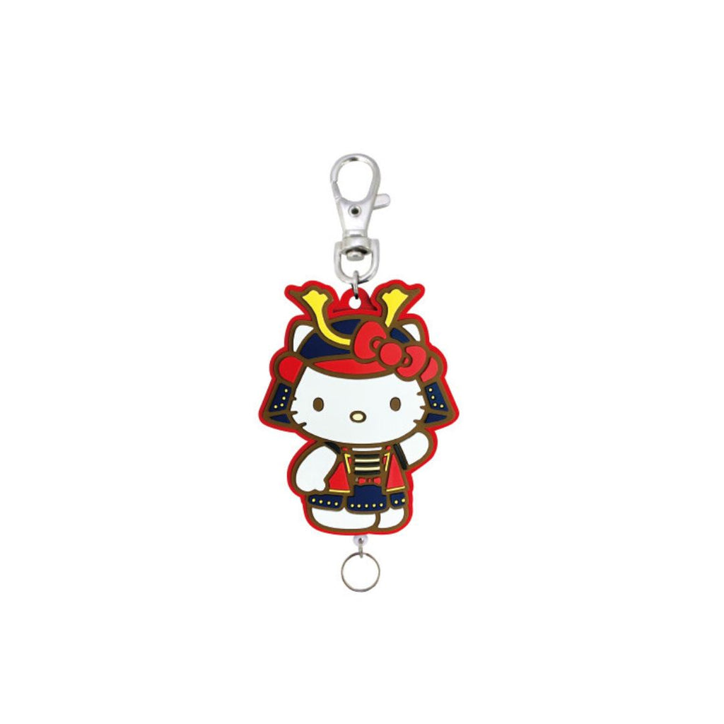 Sanrio - Hello Kitty - Shogun Series Rubber Reel Keyring image 0