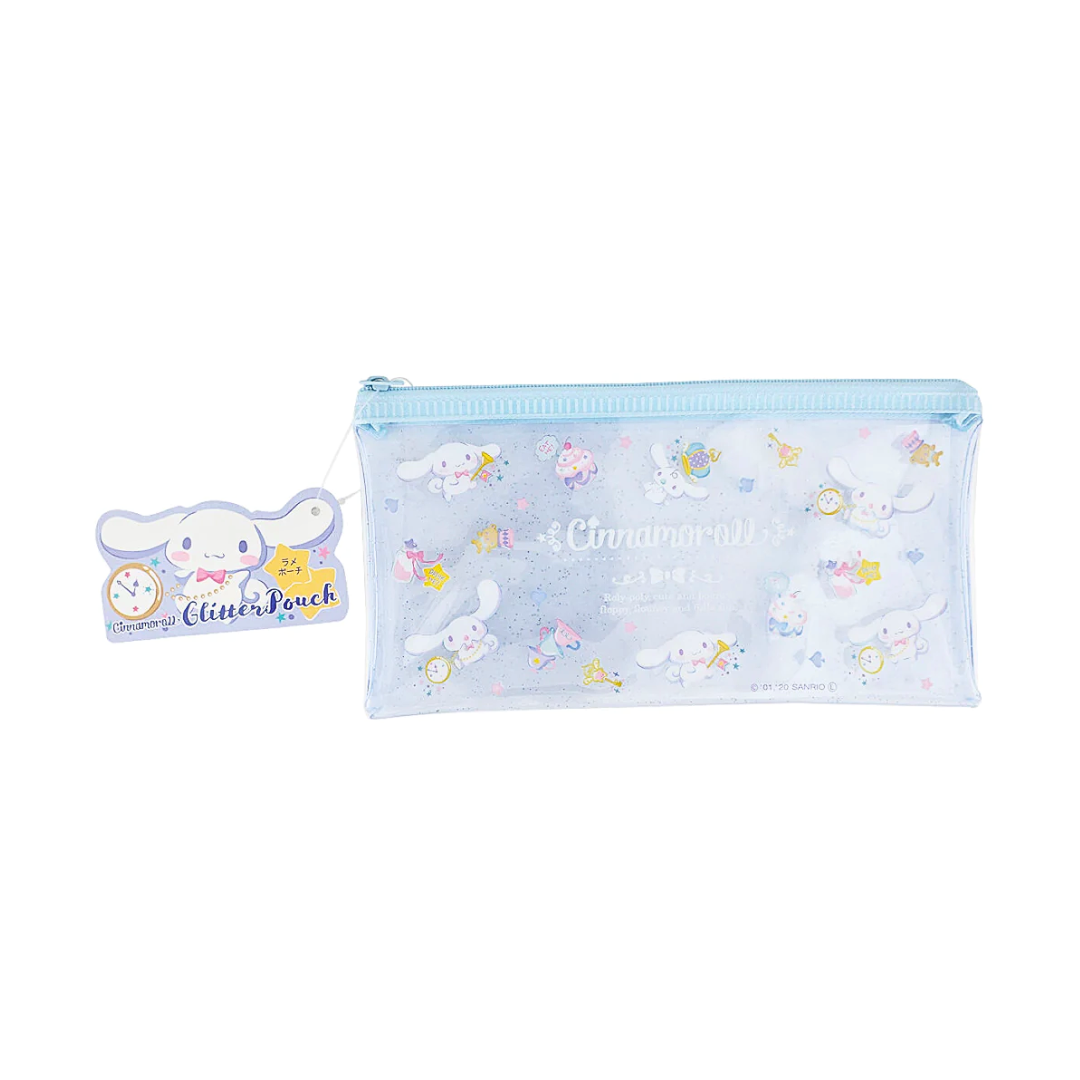 Sanrio - Cinnamoroll - Flat Glitter Pouch image 0