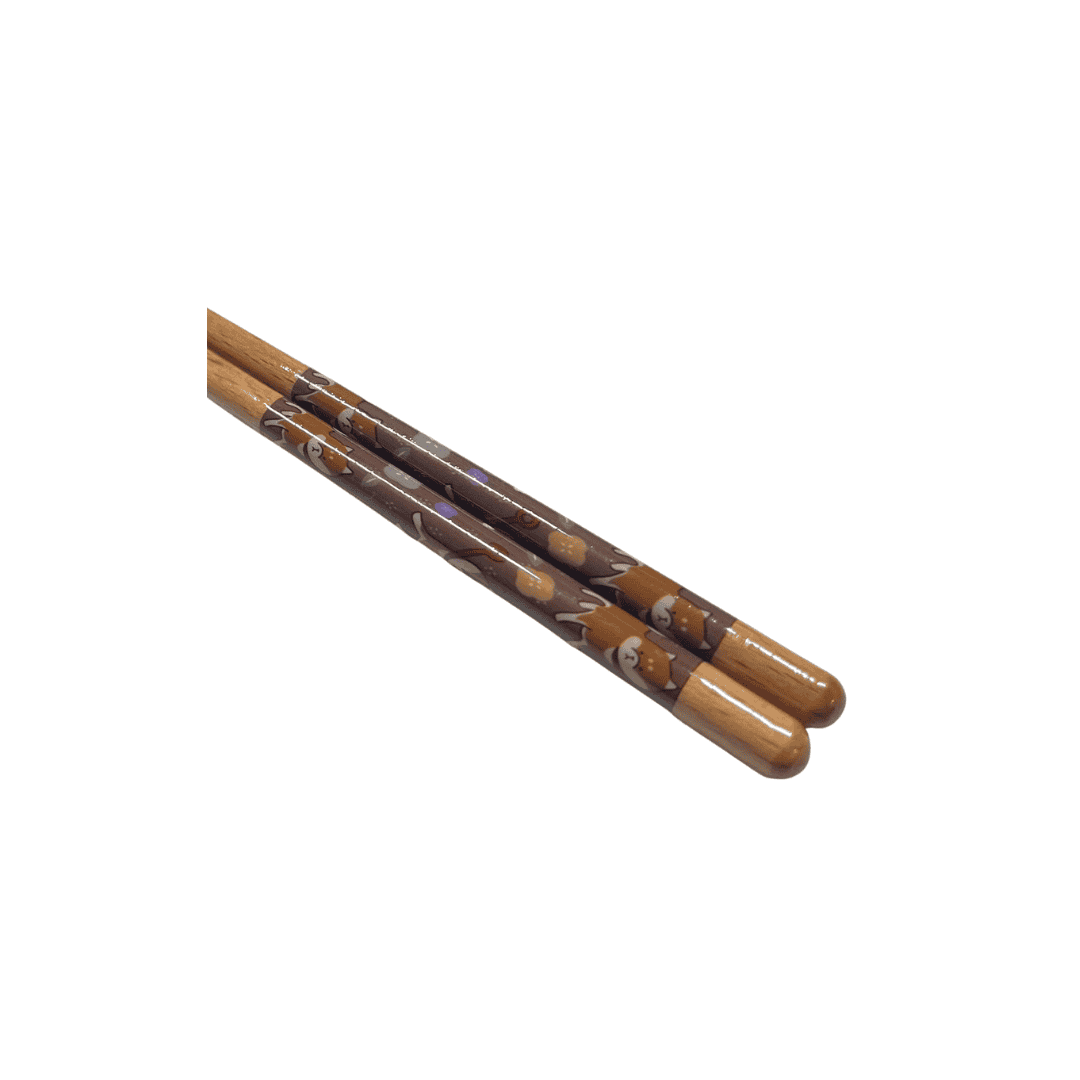 Shiba Pattern Wakasa Lacquer Chopsticks image 1