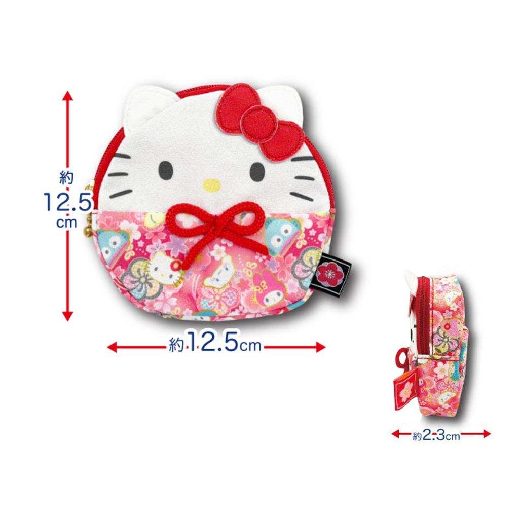 Sanrio - Hello Kitty - Japanese Patterns Small Pouch image 1