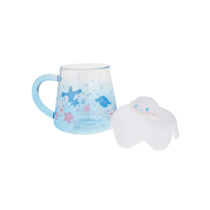 Sanrio - Cinnamoroll - Mt. Fuji Glass Mug with Snowy Lid (360ml) image 1