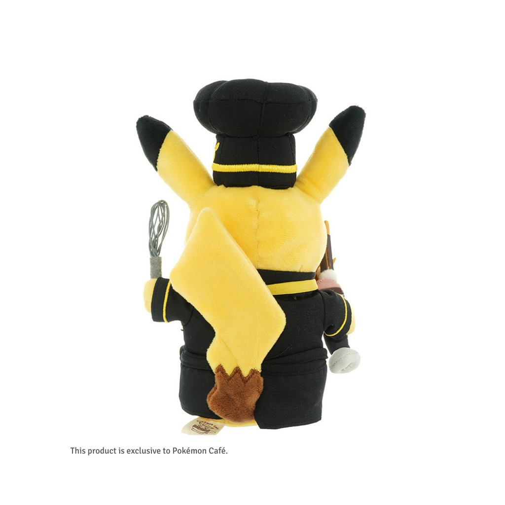 Pokémon Café - Pâtissier Pastry Cook Pikachu 8" Plush Toy image 3
